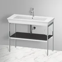 Duravit White Tulip Metallkonsole mit Ablage, WT4544RH1H1