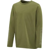 Hummel Cloud Langarm-t-shirt - Olive Branch - 7 Jahre