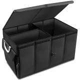 osoltus Kofferraumtasche 60x35x30cm Kofferraum Organizer Carbox Faltbar Deckel