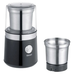 Graef Kaffeemühle Graef CM102EU Kaffeemühle Schwarz, Edelstahl, 200 W schwarz