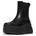 FitFlop F-Mode Stack Leather Chelsea Boots SCHWARZ 41