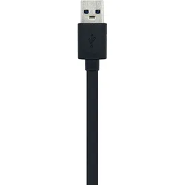 AISENS A106-0399 Schnittstellen-Hub USB 3.2 Gen 1 (3.1 Gen 1) Type-A 5000 Mbit/s Schwarz