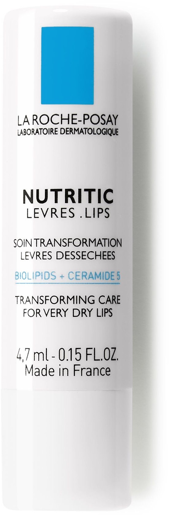 LA ROCHE POSAY Nutritic Soin Transformation Lèvres Dessechées 5 ml rouge(s) à lèvres