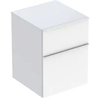 GEBERIT iCon Seitenschrank 502315011 45x60x47,6cm, 2 Schubladen, weiß/lackiert hochglänzend