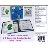 Schwäbische Albumfabrik Münzalbum-2-Euro-Bundesländer-TOPSET 2014-2022-SAFE-7821-B2-Vordruckalbum-Bd.-2