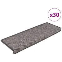 vidaXL Stufenmatten Selbstklebend Sisal-Optik 30 Stk. 65x21x4cm