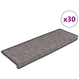vidaXL Stufenmatten Selbstklebend Sisal-Optik 30 Stk. 65x21x4cm
