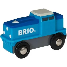 BRIO 33130 - World, Blaue Batterie Frachtlok