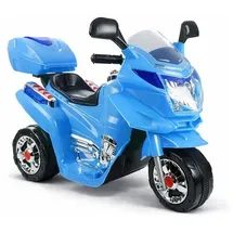 Wisam Elektromotorrad für Kinder HC8051 Blau Motorsound Hupe