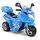Wisam Elektromotorrad für Kinder HC8051 Blau Motorsound Hupe