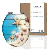 Schütte WC-Sitz BEACH AND WOOD, Toilettendeckel, mit Absenkautomatik