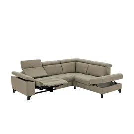 meinSofa Ecksofa Echtleder Linda ¦ ¦ Maße (cm): B: 261 H: 98 T: 209.0