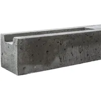 Beckers Betonzaun Zaunpfosten 13 x 13 x 210 cm Betongrau
