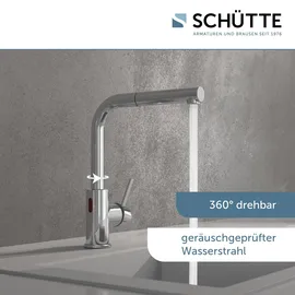 Schütte Sensor-Spültischarmatur Vital mit Herausziehbarem Auslauf Chrom