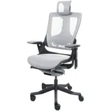 MCW Bürostuhl, Grau, 75x138x68 cm, Arbeitszimmer, Bürostühle, Drehstühle