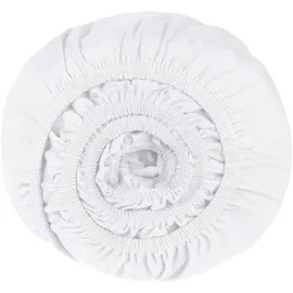 SCHIESSER Spannbettlaken Jersey-Elasthan 100 x 200 cm weiß