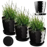 Kadax 20 Ø x 20 cm Schwarz