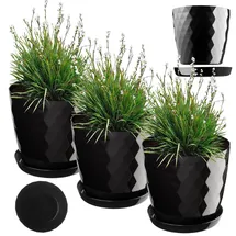 Kadax 20 Ø x 20 cm Schwarz