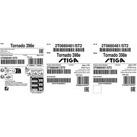 Stiga Tornado 398e, 48 V, 98 cm Schnittbreite