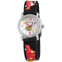 Excellanc Feuerwehrauto 4500015-001 Silikonarmband Schwarz/Rot
