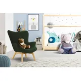 Home Affaire Sessel HOME AFFAIRE "Duca Mini", grün (dunkelgrün), B:58cm H:67cm T:68cm, Sessel, Sessel, in kleiner Ausführung für Kinder