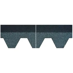 Home Deluxe GmbH HOME DELUXE - Dachschindeln für Outdoor Sauna LAHTI - 50,5 cm - 1 Stück I Bitumen Schindeln Dachschindeln