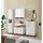 BASIC by Balculina Waschbeckenunterschrank Denver 80 x 60 x 35 cm Weiß