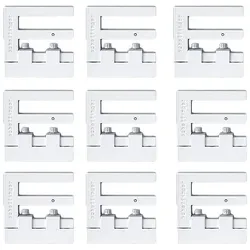 EM3 Der Riegel 10er Pack - Fenstersicherung (Farbe: Sepiabraun)