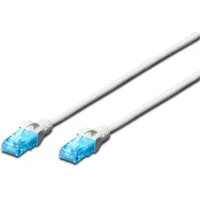Digitus DK-1512-100 RJ45 Patchkabel CAT 5e U/UTP 10.00m Grau 1St.