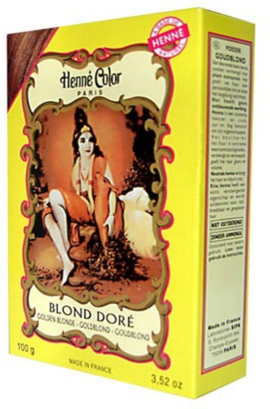 Henna Color 100g Naturhaarfärbemittel Hennè Pulver Pflanzen Haar Farbe Öko NEU Goldblond 100 g