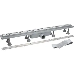 Duschrinne Basicflow mit Kragendichtung, 900 mm (Abdichtungsfolie 1100 x 250)