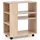 KADIMA DESIGN Regalwagen Holz, mit Rollen Schmal Modern, Sonoma 60x35x75 cm