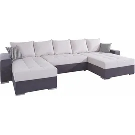 Collection AB Wohnlandschaft, mit Bettfunktion, Bettkasten, und links oder rechts montierbarer XXL-Recamiere, inklusive Federkern und Zierkissen
