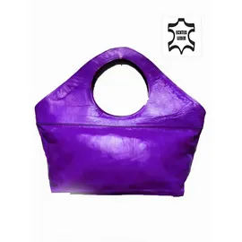 Marrakesch Orient & Mediterran Interior Loubna Shopper Leder Lila