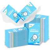 50 Stück Feuchtes Toilettenpapier Spülbar Einzeln Verpackt 180x140mm Erfrischungstücher Feuchttücher Toilette Spülbar & Hautfreundlich Wet Wipes Ideal für Reise, Büro & Unterwegs