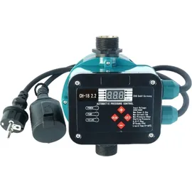 chm GmbH® Kreiselpumpe Gartenpumpe Edelstahl 5400 L/h und 6,5 Bar mit Druckschalter einstellbar
