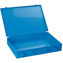 ADB Kleinteilemagazin Metall 33x23x5 cm blau