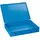 ADB Kleinteilemagazin Metall 33x23x5 cm blau