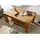 MASSIVMOEBEL24.DE KENT Beige Wildeiche 110 x 45 x 70 cm
