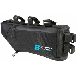 B-Race Rahmentasche Bikepacking erweiterbar 3+1 l schwarz