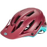 Bell Helme Bell Unisex – Erwachsene 4Forty Helme, Matte/Gloss Brick Red/Ocean, M