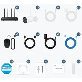 Reolink NVS12-8MB4W Blau