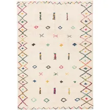 benuta Kunstloft Teppich, Mehrfarbig, Textil, Orientalisch, Rechteckig, 200x1 cm, Gots, waschbar, Teppiche & Böden, Teppiche