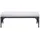 Proregal Sitzbank 35 x 112 x 30 cm Schwarz