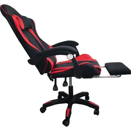 Hti-Living Krit Relax Gaming-Stuhl Schwarz-Rot