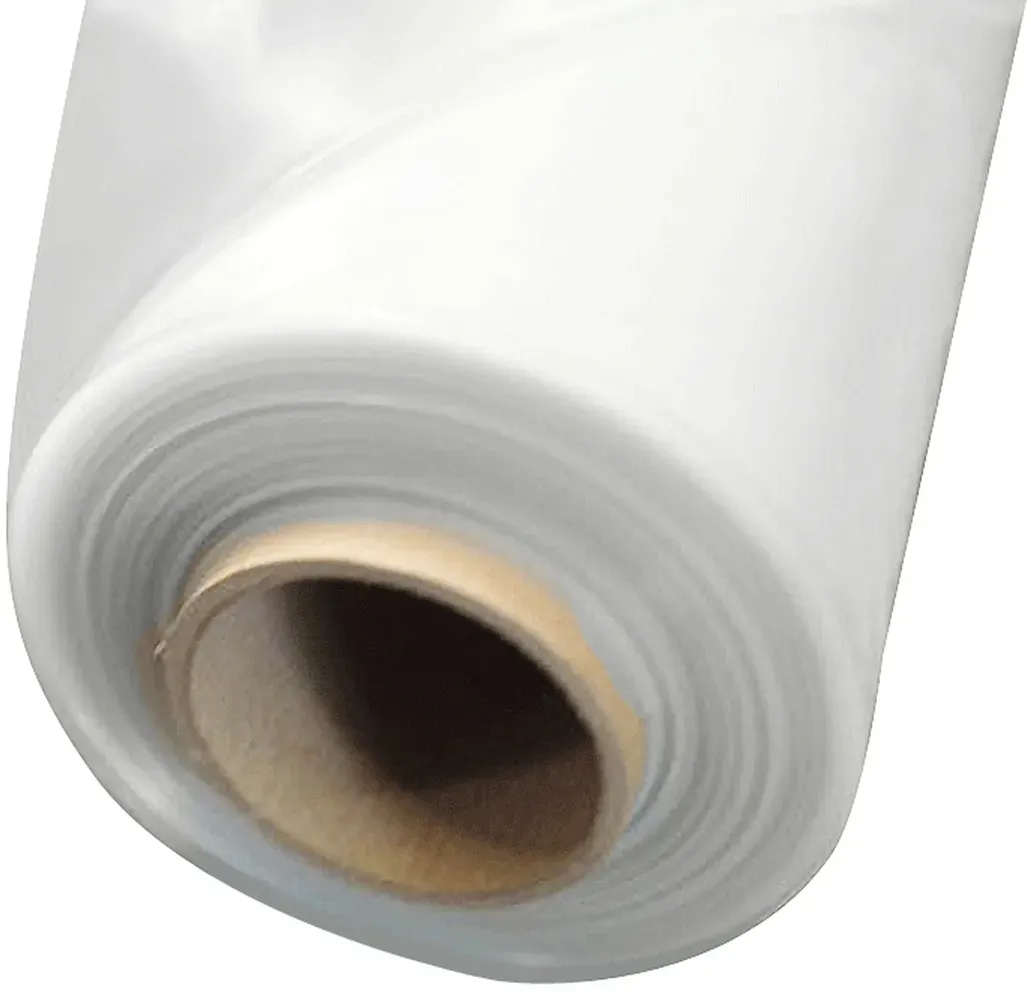 Abdeckfolie Baufolie, transparent / milchig  2000mm x 100m, 30my LDPE