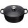 Le Creuset Signature Bräter 24 cm rund schwarz glänzend