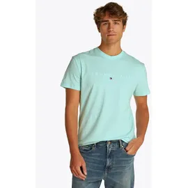 Tommy Jeans Reg Linear Logo Kurzarm-T-Shirt Spring Mint S