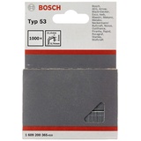Bosch 1609200365 1000 Tackerklammern 8/11,4 mm Typ53 (Klammer für Handtacker)
