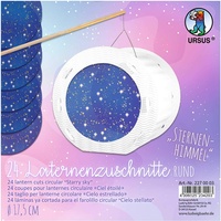 Ursus Laternenzuschnitte, Sternenhimmel rund 24 Blatt